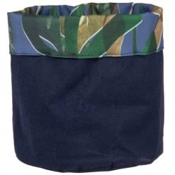 Maisons Du Monde Paniers Et Corbeilles 2 Corbeilles En Coton Vert Et Bleu -Accessoires de cheminée Soldes 2 corbeilles en coton vert et bleu 1000 16 7 223498 2