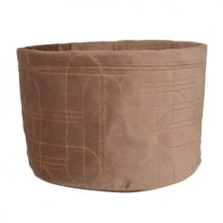 Maisons Du Monde Paniers Et Corbeilles 2 Corbeilles En Velours Beige -Accessoires de cheminée Soldes 2 corbeilles en velours beige 1000 13 15 224736 3