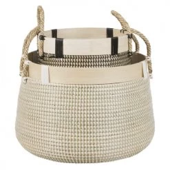 Maisons Du Monde Paniers Et Corbeilles 2 Paniers Boules En Fibre Végétale 11 Maisons Du Monde Paniers Et Corbeilles 2 Paniers Boules En Fibre Végétale -Accessoires de cheminée Soldes 2 paniers boules en fibre vegetale 1000 1 31 179980 1