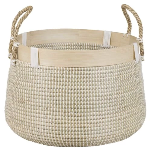 Maisons Du Monde Paniers Et Corbeilles 2 Paniers Boules En Fibre Végétale 4 Maisons Du Monde Paniers Et Corbeilles 2 Paniers Boules En Fibre Végétale – Image 2