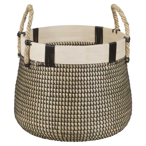 Maisons Du Monde Paniers Et Corbeilles 2 Paniers Boules En Fibre Végétale 5 Maisons Du Monde Paniers Et Corbeilles 2 Paniers Boules En Fibre Végétale – Image 3