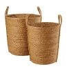 Maisons Du Monde Paniers Et Corbeilles 2 Paniers Tressés En Jonc De Mer -Accessoires de cheminée Soldes 2 paniers tresses en jonc de mer 1000 1 3 176631 1