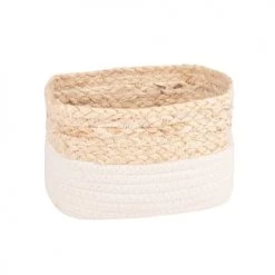 Maisons Du Monde Paniers Et Corbeilles 3 Corbeilles En Fibres Végétales Bicolores -Accessoires de cheminée Soldes 3 corbeilles en fibres vegetales bicolores 1000 0 5 189958 4