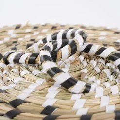 Mica Decorations Paniers Et Corbeilles 3 Paniers Avec Couvercle Noir -Accessoires de cheminée Soldes 3 paniers avec couvercle noir 3