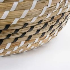 Mica Decorations Paniers Et Corbeilles 3 Paniers Avec Couvercle Noir -Accessoires de cheminée Soldes 3 paniers avec couvercle noir 5