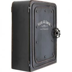 Kare Design Boîtes Armoire à Clés 4 Crochets En Acier -Accessoires de cheminée Soldes armoire a cles 4 crochets en acier 4