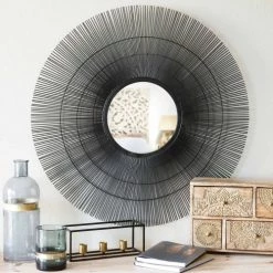 Maisons Du Monde Boîtes Boîte 4 Tiroirs En Manguier à Motifs Dorés -Accessoires de cheminée Soldes boite 4 tiroirs en manguier a motifs dores 1000 5 38 164038 5