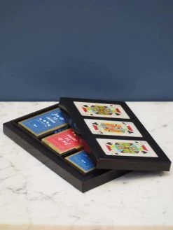 Chehoma Boîtes Boîte à Cartes En Bois Noir 7 Chehoma Boîtes Boîte à Cartes En Bois Noir -Accessoires de cheminée Soldes boite a cartes en bois noir 2