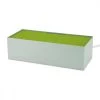 Remember Boîtes Boite Cache Câble 38x16x11cm Métal Vert -Accessoires de cheminée Soldes boite cache cable 38x16x11cm metal vert