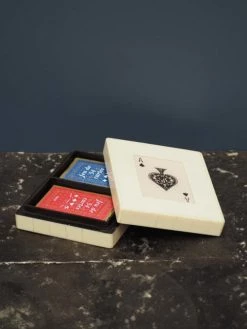 Chehoma Boîtes Boîte De Jeux En Bois Blanc -Accessoires de cheminée Soldes boite de jeux en bois blanc 2