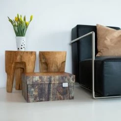 Dutch Design Brand Boîtes Boite De Rangement 39,5x32cm -Accessoires de cheminée Soldes boite de rangement 39 5x32cm 15