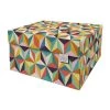 Dutch Design Brand Boîtes Boite De Rangement Back To The 60's 39,5x32x21cm Carton Multicolore