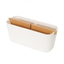 Compactor Boîtes Boîte De Rangement En Bambou 21x8cm -Accessoires de cheminée Soldes boite de rangement en bambou 21x8cm 4