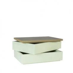 Hubsch Boîtes Boîte De Rangement En Bois Vert