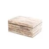 Compactor Boîtes Boîte De Rangement En Nacre 20,5x15cm -Accessoires de cheminée Soldes boite de rangement en nacre 20 5x15cm