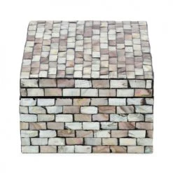 Compactor Boîtes Boîte De Rangement En Nacre 20,5x15cm -Accessoires de cheminée Soldes boite de rangement en nacre 20 5x15cm 9