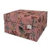 Dutch Design Brand Boîtes Boite De Rangement Floral Garden 39,5x32x21cm Carton Rose