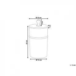 Beliani Boîtes Boîte Décorative Dorée -Accessoires de cheminée Soldes boite decorative doree