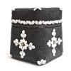 My Bliss Home Paniers Et Corbeilles Boite Décorative Noire En Bambou L20xH30 Cm -Accessoires de cheminée Soldes boite decorative noire en bambou l20xh30 cm