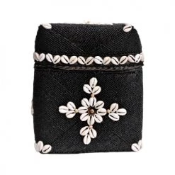 My Bliss Home Paniers Et Corbeilles Boite Décorative Noire En Bambou L20xH30 Cm -Accessoires de cheminée Soldes boite decorative noire en bambou l20xh30 cm 4