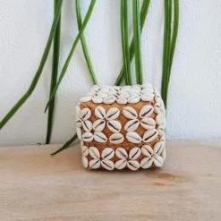 My Bliss Home Paniers Et Corbeilles Boîte En Bambou Beige 15x12 Cm -Accessoires de cheminée Soldes boite en bambou beige 15x12 cm 5