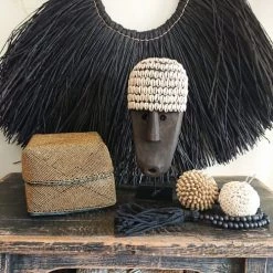 My Bliss Home Paniers Et Corbeilles Boite En Bambou Dorée L18 X H15 Cm -Accessoires de cheminée Soldes boite en bambou doree l18 x h15 cm 4