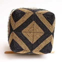 My Bliss Home Paniers Et Corbeilles Boîte En Bambou Et Perles De Verre H17 X L12 Cm -Accessoires de cheminée Soldes boite en bambou et perles de verre h17 x l12 cm 1