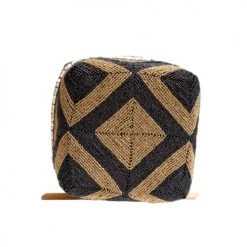 My Bliss Home Paniers Et Corbeilles Boîte En Bambou Et Perles De Verre Lot De 3 -Accessoires de cheminée Soldes boite en bambou et perles de verre lot de 3 5