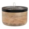 Maisons Du Monde Boîtes Boîte En Bois De Manguier Et Couvercle Noir à Motifs -Accessoires de cheminée Soldes boite en bois de manguier et couvercle noir a motifs 1000 3 29 221224 1