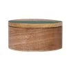 Maisons Du Monde Boîtes Boîte En Bois De Manguier Marron Et Vert -Accessoires de cheminée Soldes boite en bois de manguier marron et vert 1000 1 40 223449 1