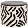 Maisons Du Monde Boîtes Boîte En Grès Noir Et Ecru -Accessoires de cheminée Soldes boite en gres noir et ecru 1000 9 21 226874 1