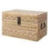 Maisons Du Monde Boîtes Boîte En Manguier Gravé Motifs Graphiques -Accessoires de cheminée Soldes boite en manguier grave motifs graphiques 1000 3 23 190386 1