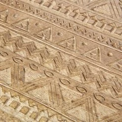 Maisons Du Monde Boîtes Boîte En Manguier Gravé Motifs Graphiques -Accessoires de cheminée Soldes boite en manguier grave motifs graphiques 1000 3 23 190386 6