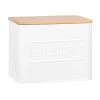 Maisons Du Monde Boîtes Boîte En Métal Et En Bambou écrue Et Blanche -Accessoires de cheminée Soldes boite en metal et en bambou ecrue et blanche 1000 6 8 228214 1