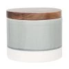 Maisons Du Monde Boîtes Boîte En Porcelaine Bleue Et Blanc, Et Bois D'acacia Marron -Accessoires de cheminée Soldes boite en porcelaine bleue et blanc et bois d acacia marron 1000 2 30 226391 1
