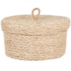 Maisons Du Monde Boîtes Boîte En Vannerie Beige