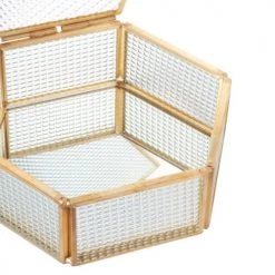 Maisons Du Monde Boîtes Boîte En Verre Et En Métal Doré -Accessoires de cheminée Soldes boite en verre et en metal dore 1000 11 3 226774 3