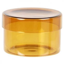 Maisons Du Monde Boîtes Boîte En Verre Jaune