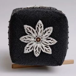 My Bliss Home Paniers Et Corbeilles Boîte Noire En Bambou 12 X 17 Cm -Accessoires de cheminée Soldes boite noire en bambou 12 x 17 cm 2