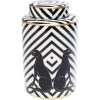 Kare Design Boîtes Boîte Noire Et Blanche Panthères En Porcelaine D15 -Accessoires de cheminée Soldes boite noire et blanche pantheres en porcelaine d15