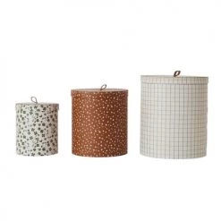 OYOY Living Design Boîtes De Rangement En Carton Ø17x20cm / Ø23x26cm / Ø28x32cm