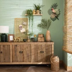 Maisons Du Monde Boîtes En Paille Tressée (x2) -Accessoires de cheminée Soldes boites en paille tressee x2 1000 3 15 196200 6