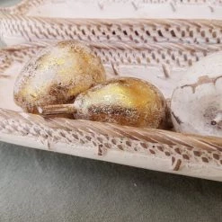 My Bliss Home Paniers Et Corbeilles Bol En Bois Et Rotin Rectangulaire L47 X L10 X H8 Cm -Accessoires de cheminée Soldes bol en bois et rotin rectangulaire l47 x l10 x h8 cm 3