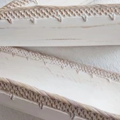 My Bliss Home Paniers Et Corbeilles Bol En Bois Et Rotin Rectangulaire L52 X L12 X H9 -Accessoires de cheminée Soldes bol en bois et rotin rectangulaire l52 x l12 x h9 5