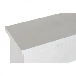 ITEM International Accessoires De Cheminée Cheminée Décorative Bois Blanc - 110x23x110cm -Accessoires de cheminée Soldes cheminee decorative bois blanc 110x23x110cm 2