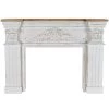Wadiga Accessoires De Cheminée Cheminée Décorative Classique En Bois Bicolore Bois Et Blanc L144cm 1 Wadiga Accessoires De Cheminée Cheminée Décorative Classique En Bois Bicolore Bois Et Blanc L144cm -Accessoires de cheminée Soldes cheminee decorative classique en bois bicolore bois et blanc l144cm