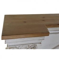 Wadiga Accessoires De Cheminée Cheminée Décorative Classique En Bois Bicolore Bois Et Blanc L144cm -Accessoires de cheminée Soldes cheminee decorative classique en bois bicolore bois et blanc l144cm 5