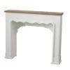 Wadiga Accessoires De Cheminée Cheminée Décorative En Bois Bicolore Bois Et Blanc -Accessoires de cheminée Soldes cheminee decorative en bois bicolore bois et blanc