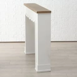 Wadiga Accessoires De Cheminée Cheminée Décorative En Bois Bicolore Bois Et Blanc -Accessoires de cheminée Soldes cheminee decorative en bois bicolore bois et blanc 5