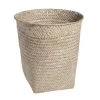 Maisons Du Monde Paniers Et Corbeilles Corbeille à Papier Tressée En Fibre Végétale Blanchie H 27 Cm -Accessoires de cheminée Soldes corbeille a papier tressee en fibre vegetale blanchie h 27 cm 1000 16 2 140181 3